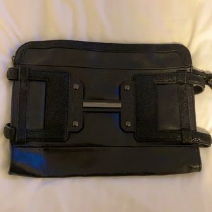 Halston Heritage leather clutch